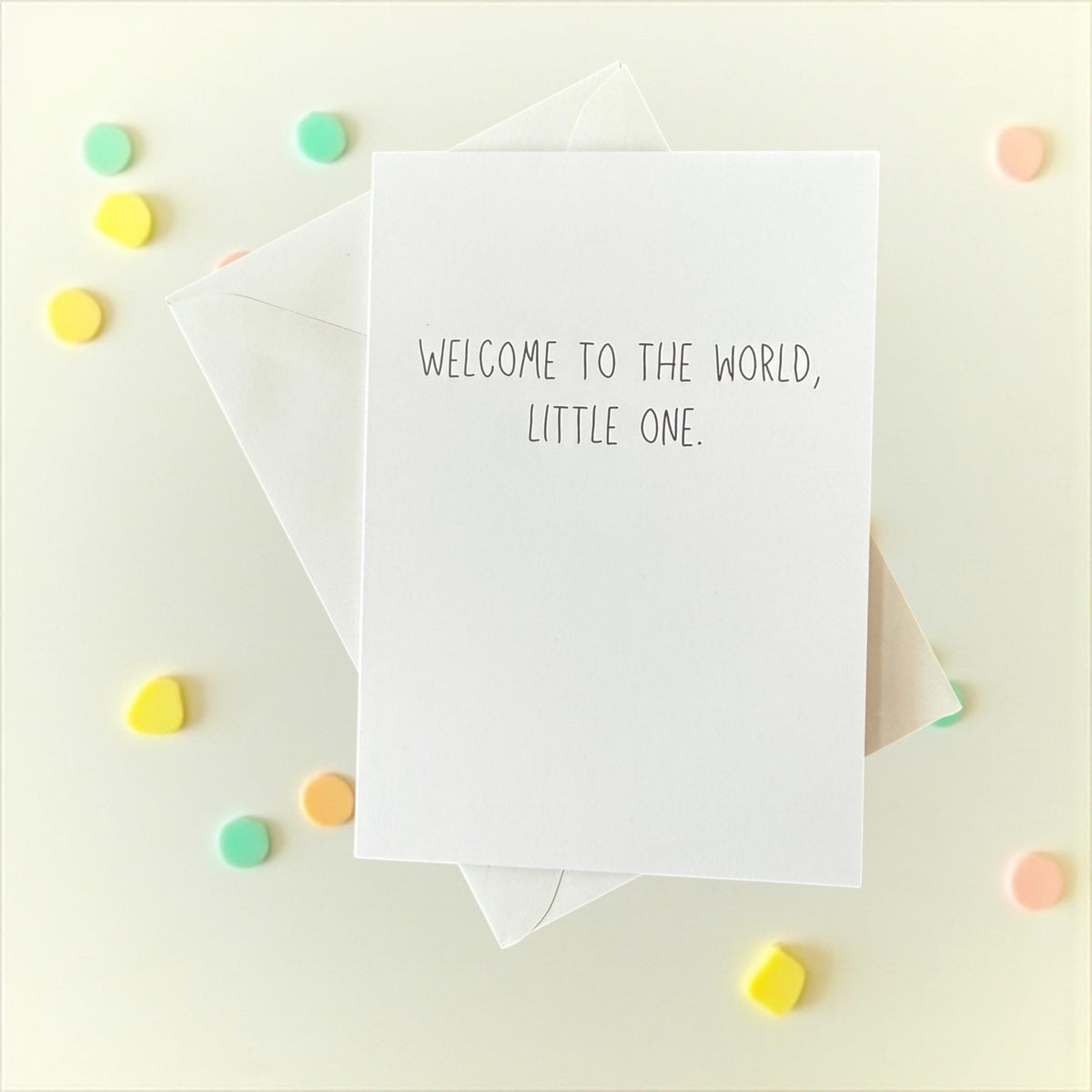 Welcome To The World, Little One. - Baby Blank Card-zoom-2