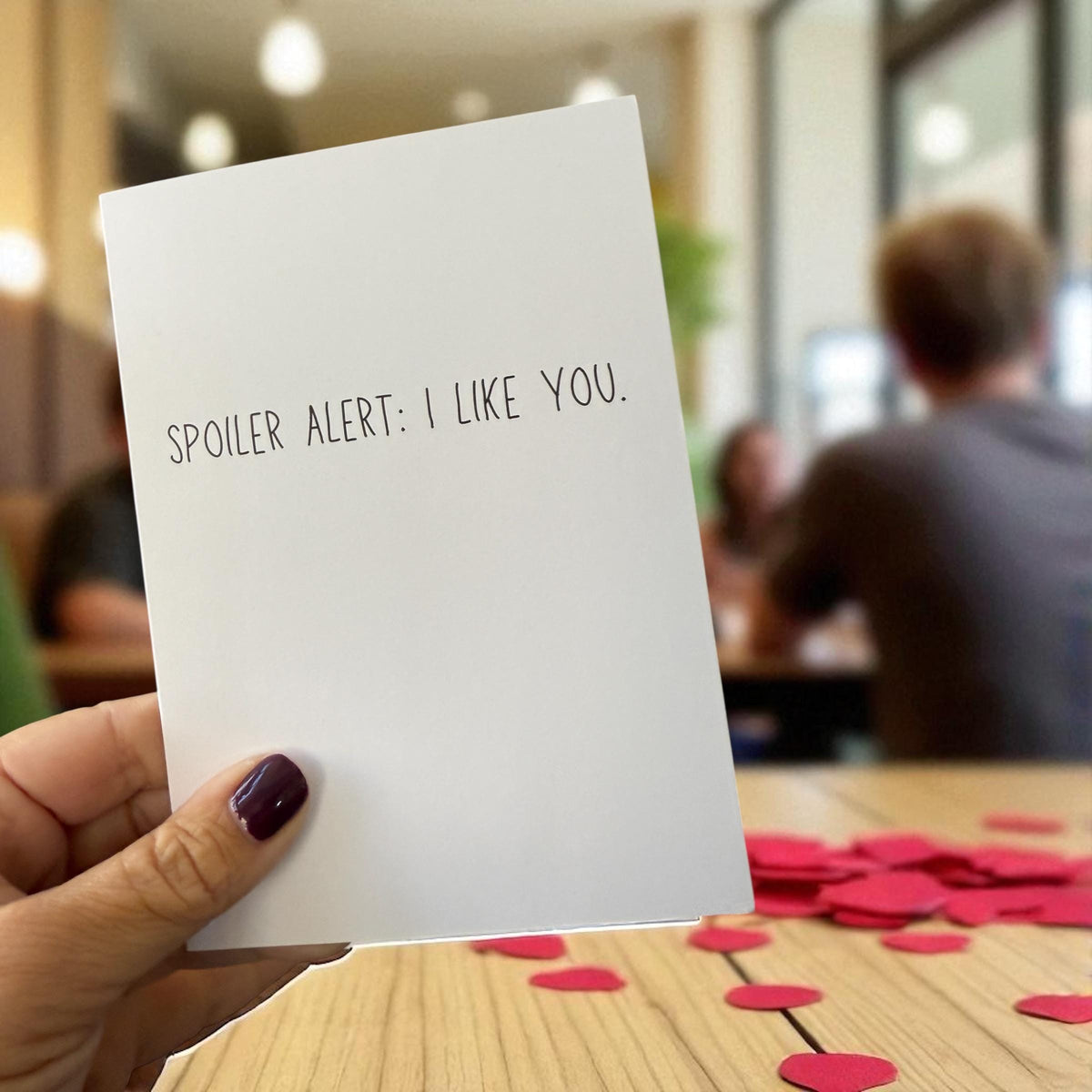 Spoiler Alert I Like You. - Funny Anniversary Card-zoom-3
