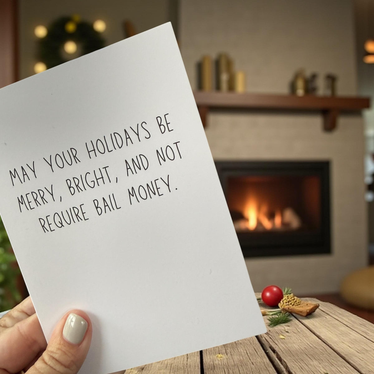 May Your Holidays Be Merry, And Bright And Not Require Bail Money