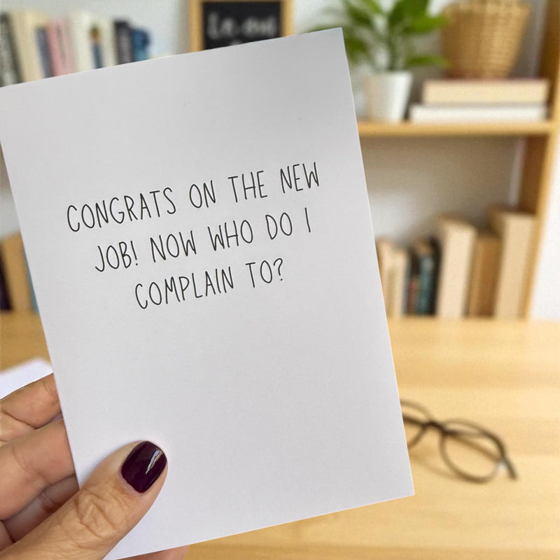 Congrats On The New Job! Now Who Do I Complain To?-zoom-