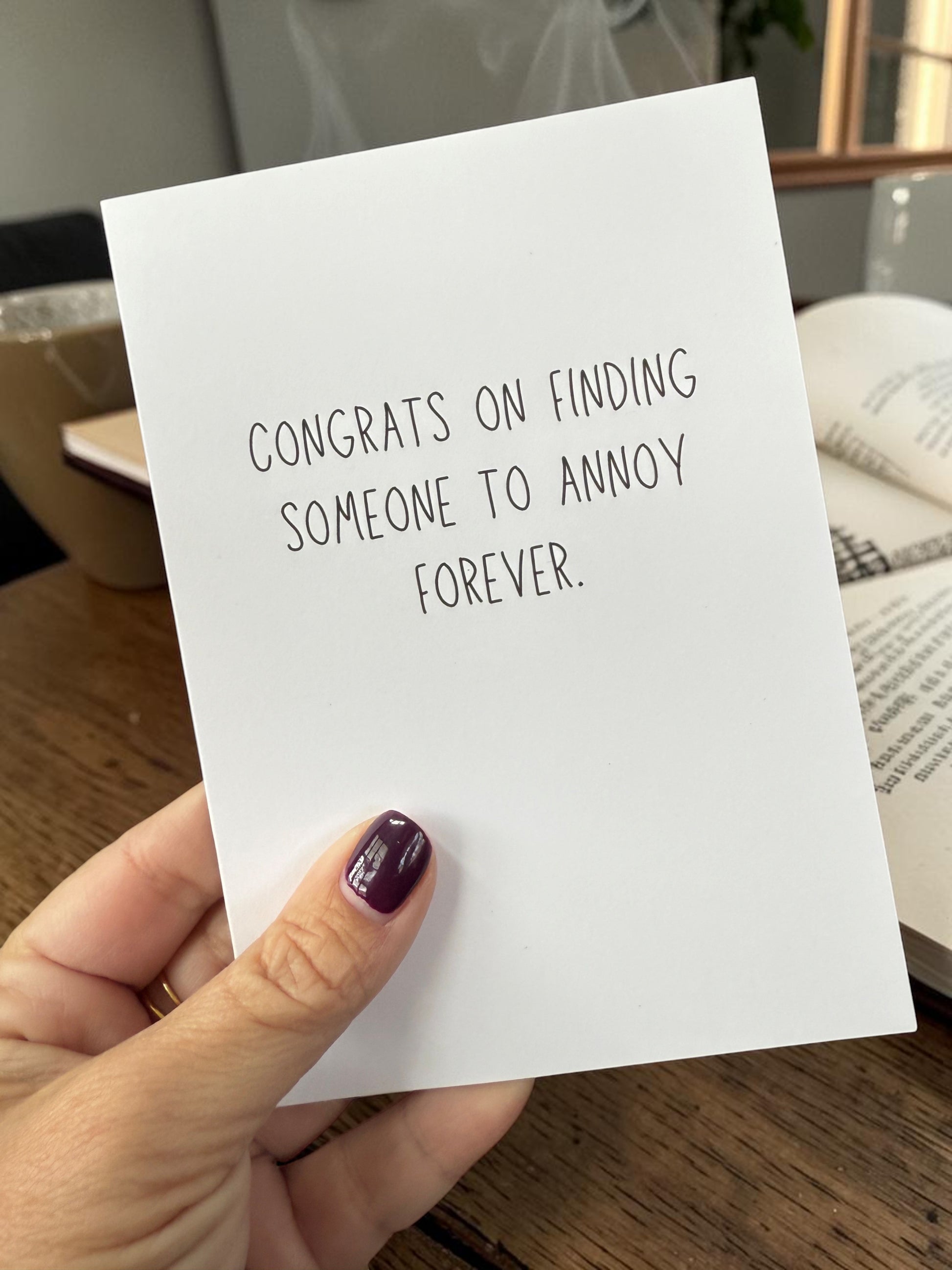 Congrats On Finding Someone To Annoy Forever-2