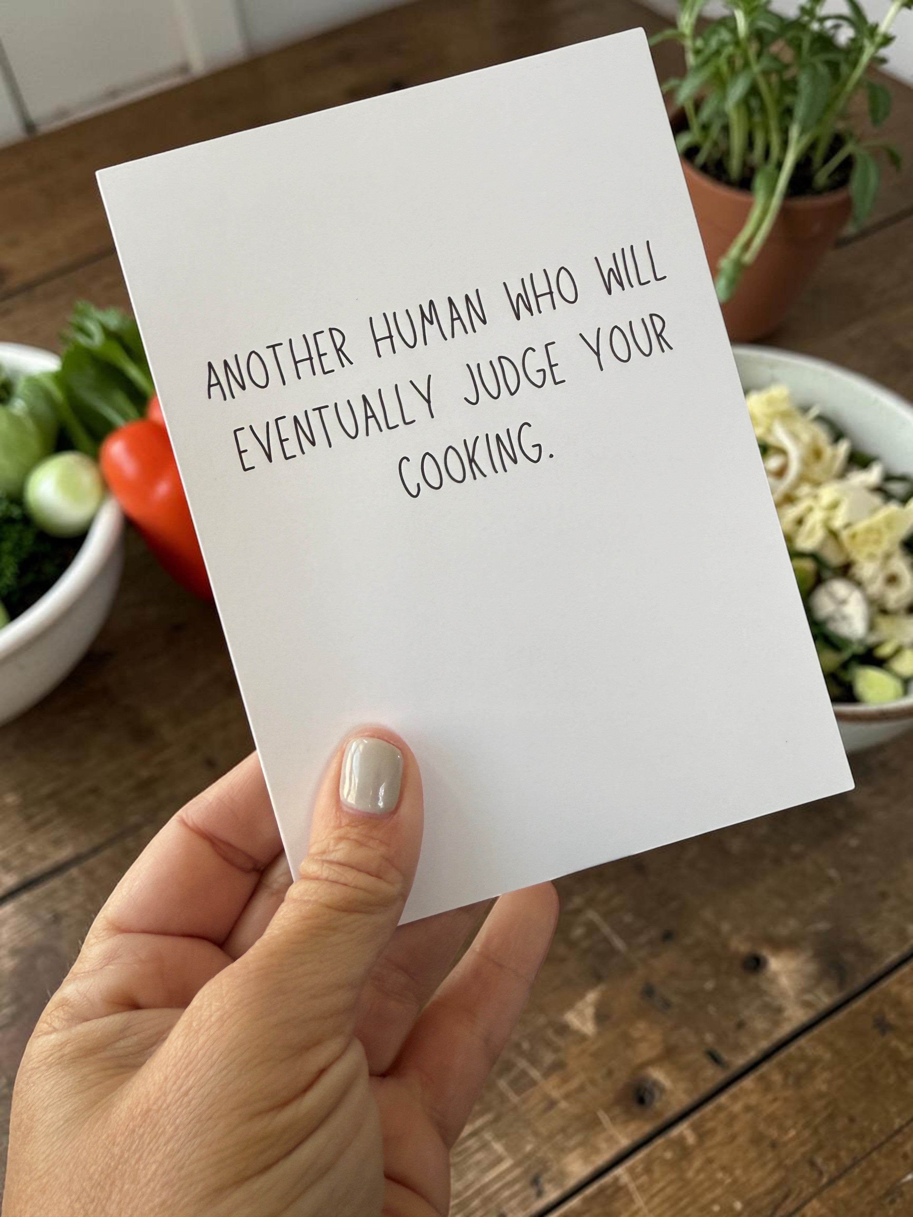 Another Human Who Will Eventually Judge Your Cooking-zoom-2