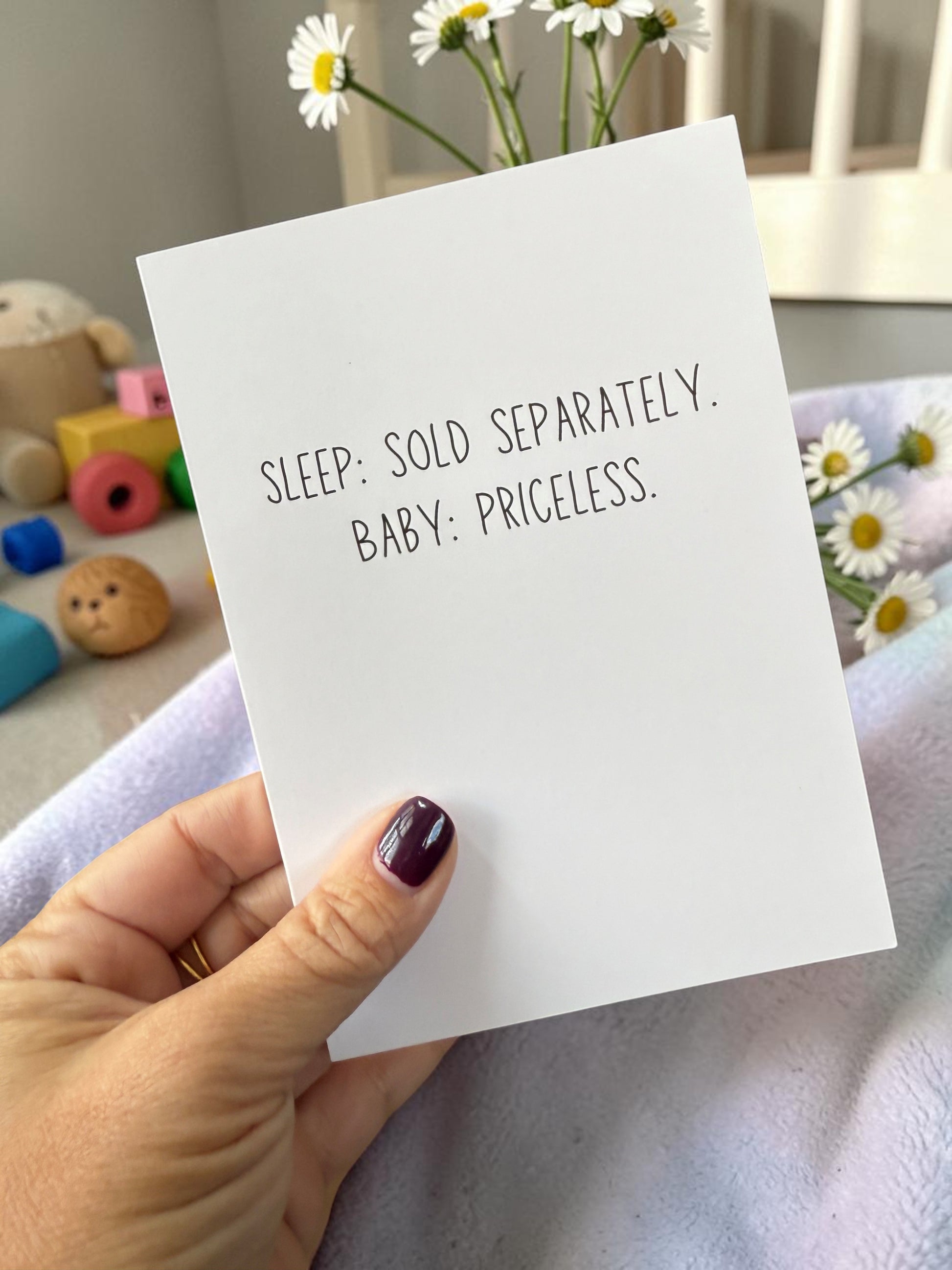 Sleep: Sold Separately. Baby: Priceless.-2