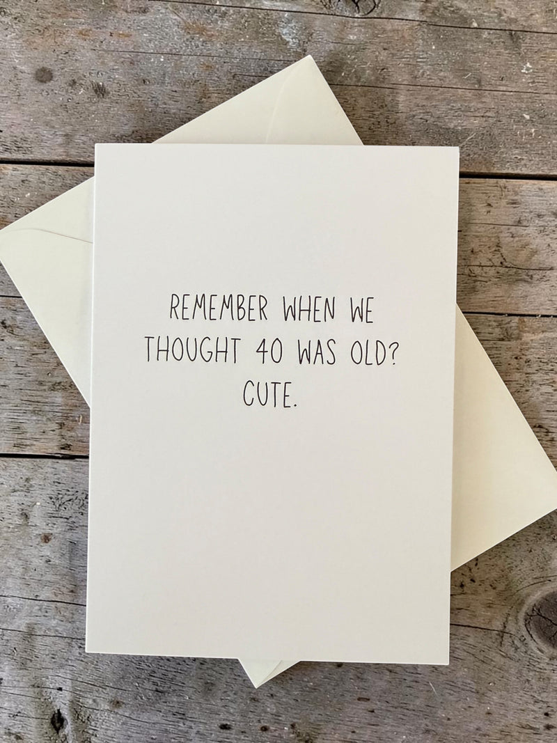Remember When We Thought 40 Was Old? Cute.-zoom-