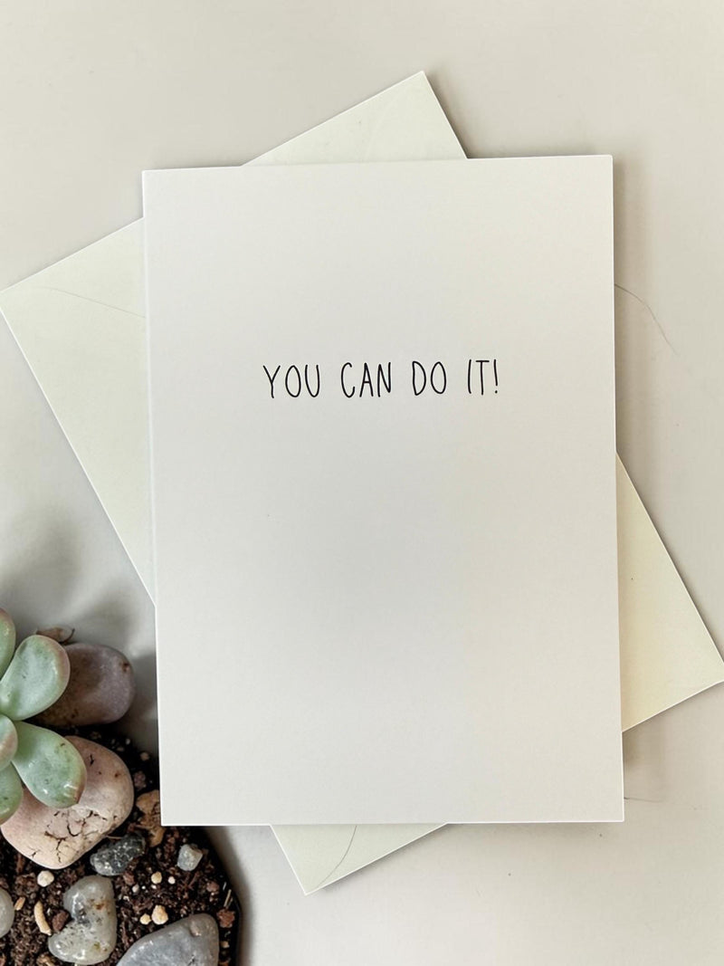 You Can Do It! | Funny Encouragement Card-zoom-