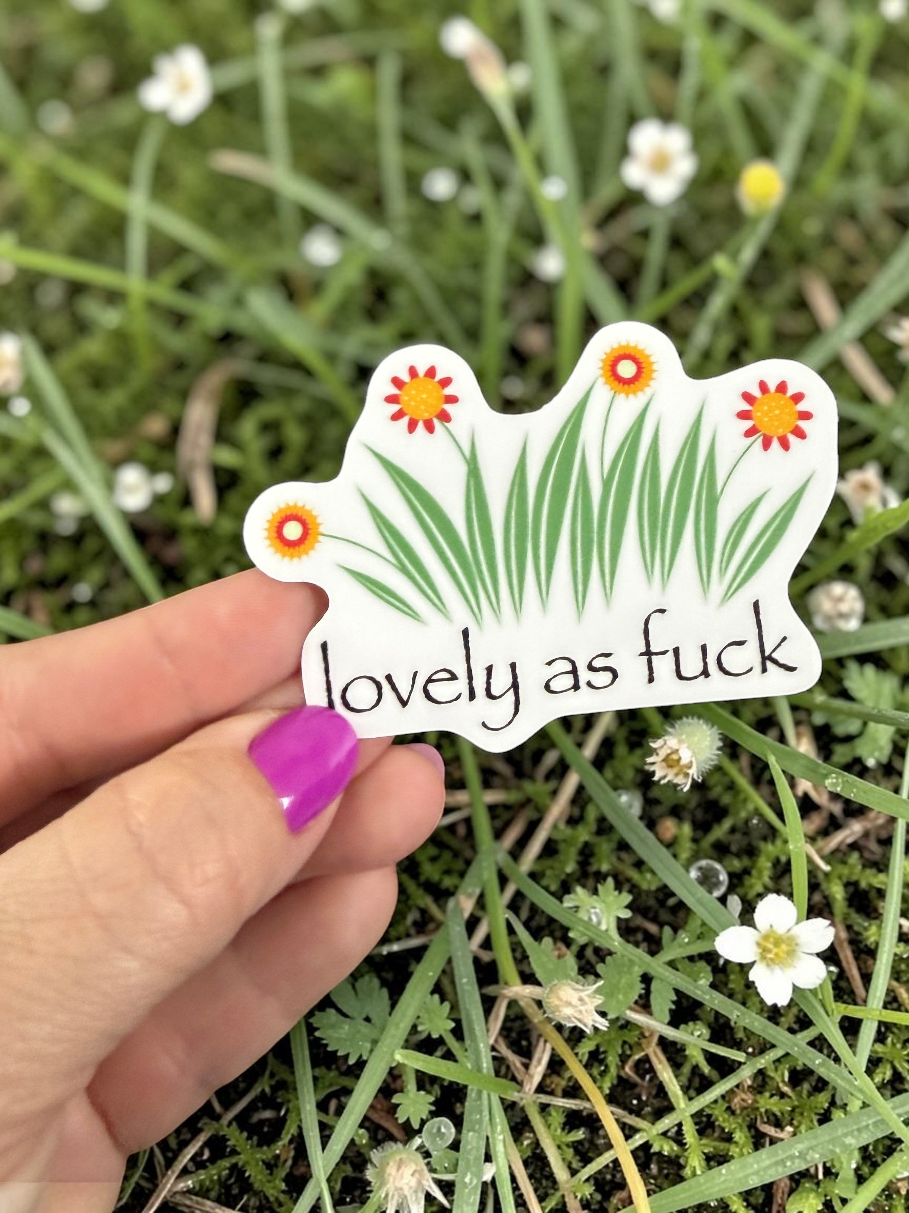 Lovely As Fuck Sticker-zoom-3