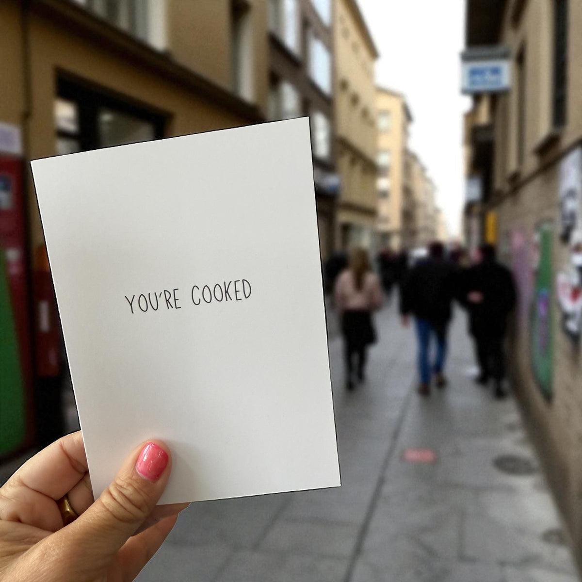 You're Cooked - Funny Greeting Card-4