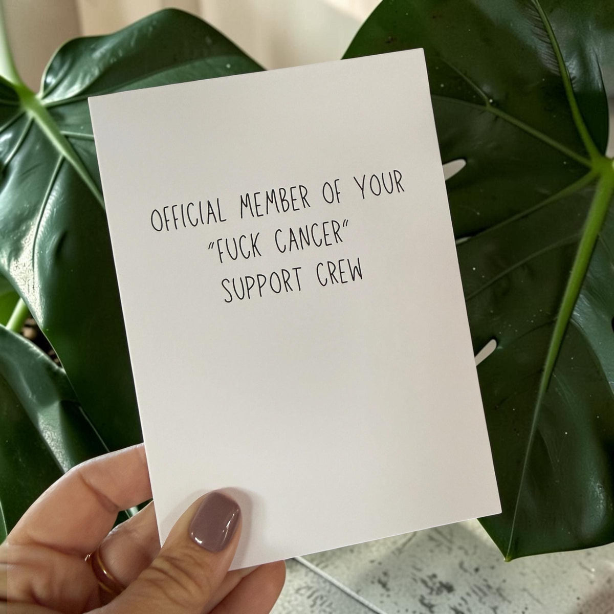 Official Member Of Your "Fuck Cancer" Support Crew-zoom-5