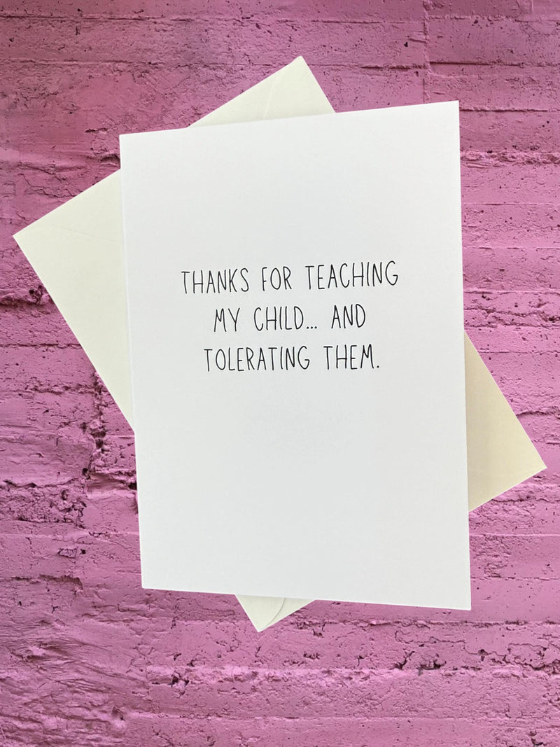 Thanks for Teaching My Child… and Tolerating Them-zoom-