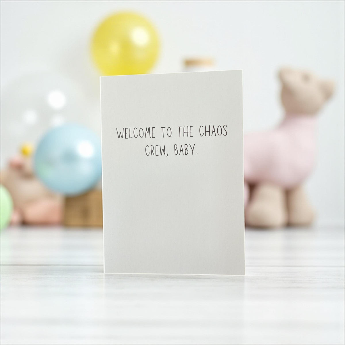 Welcome To The Chaos Crew, Baby