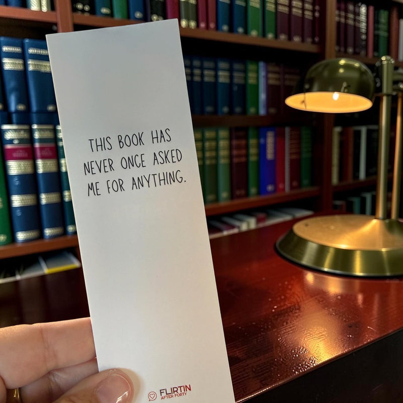 Reading Because People Are Exhausting - Funny Bookmark for Book Lovers | Snarky Reading Bookmark-zoom-