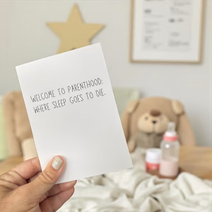 Welcome To Parenthood: Where Sleep Goes To Die.