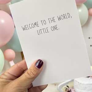 Welcome To The World, Little One.