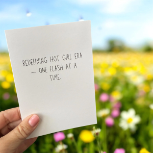 Redefining Hot Girl Era - One Flash At A Time